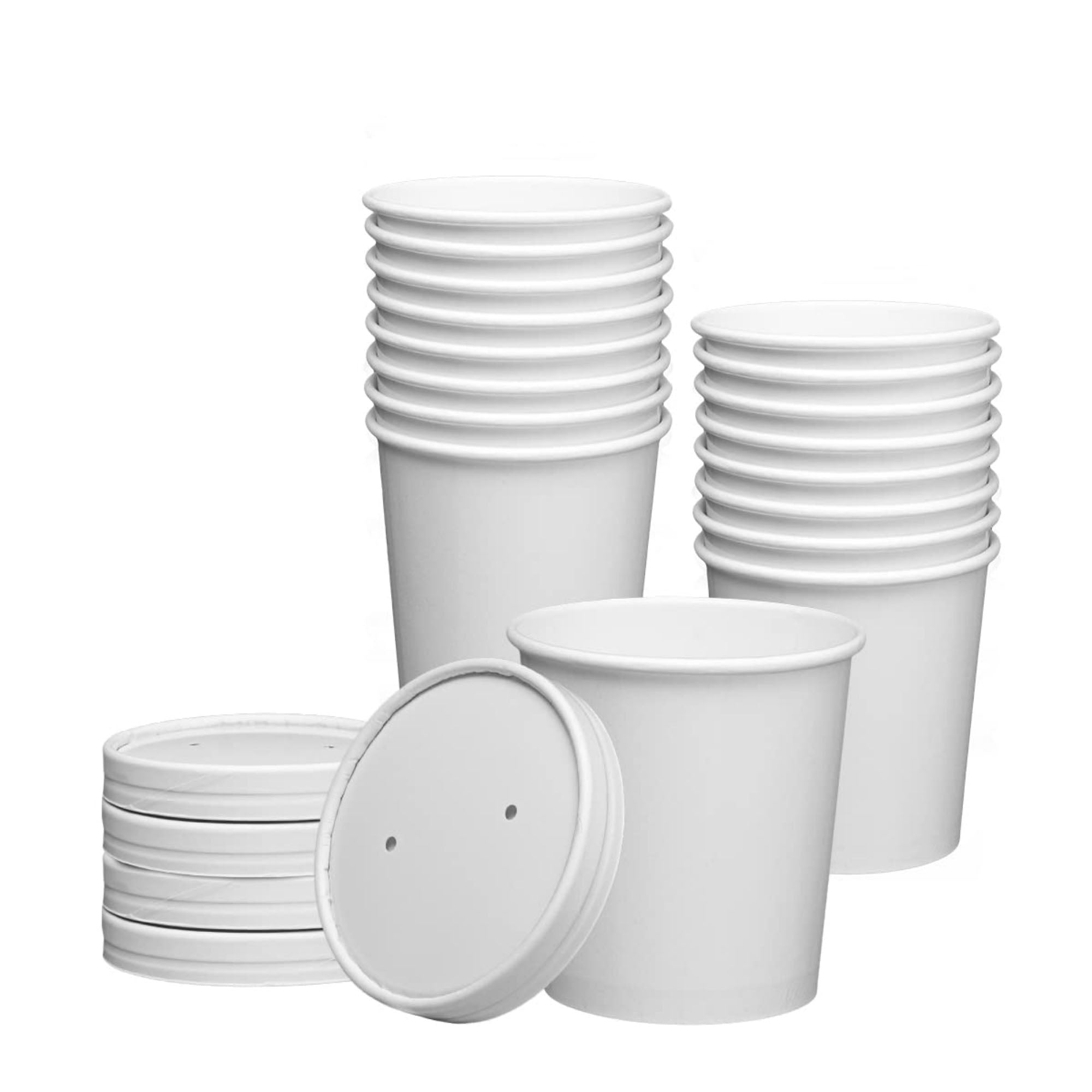 White Paper Lid, avoid leaks, durable, warming, biodegradable, paper flat lids, freshness, takeout, Packaging, easy visibility, food safe, avoid leaks, high-quality, dinnerware, recyclable lids, Ecosmart, sustainable, coffee, tea